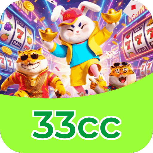 Interface do aplicativo 33cc mostrando jogos disponíveis no iOS e Android